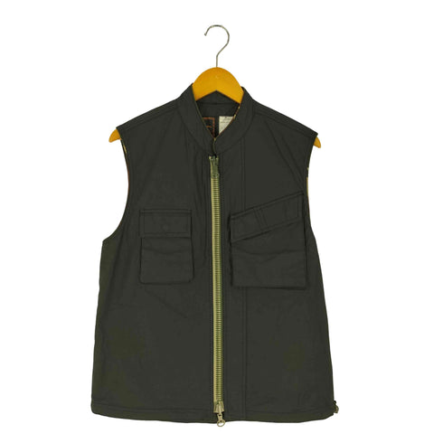 マハリシ MAHARISHI 90S 99年 忍者タグ ダブルジップ ベスト メンズ import:M