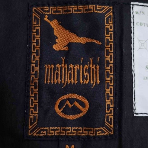 マハリシ MAHARISHI 90S 99年 忍者タグ ダブルジップ ベスト メンズ import:M