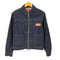 ザラ ZARA HARRY LAMBERT デニムジャケット トラッカージャケット ダブルジップ メンズ import:XS