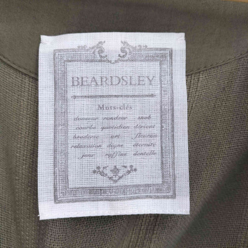 ビアズリー BEARDSLEY コットンボタンレスコート レディース FREE