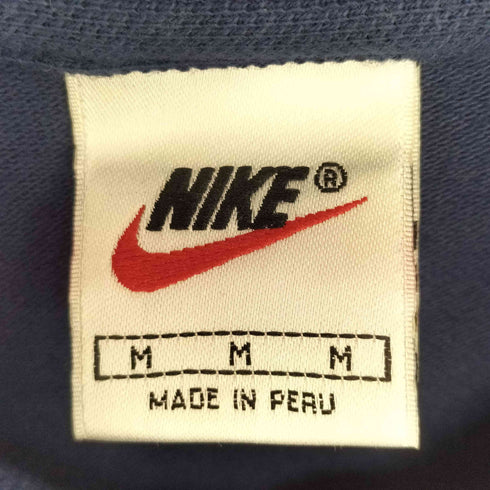 ナイキ NIKE 90s ロゴ刺繍 ショートスリーブ ロング ポロシャツ メンズ import:M