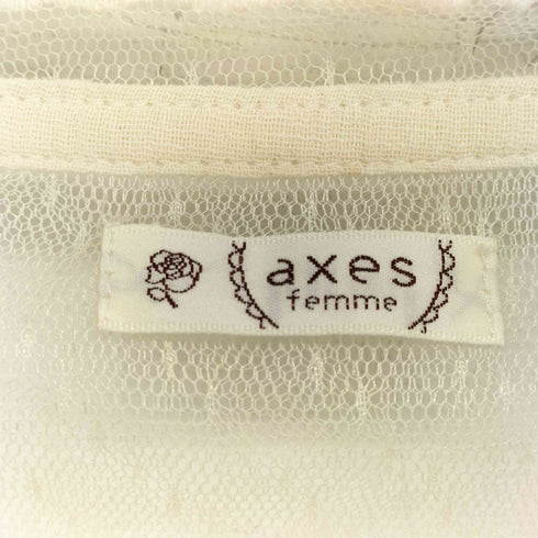アクシーズファム axes femme レース ベスト Y2K レディース JPN:M