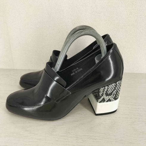 ジェフリーキャンベル Jeffrey Campbell パイソン柄 ヒールローファー レディース JPN:36