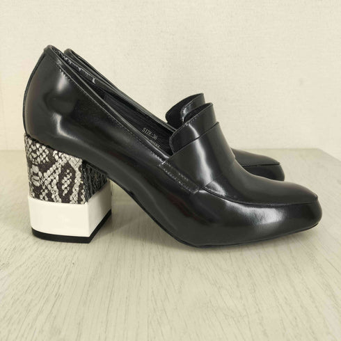 ジェフリーキャンベル Jeffrey Campbell パイソン柄 ヒールローファー レディース JPN:36