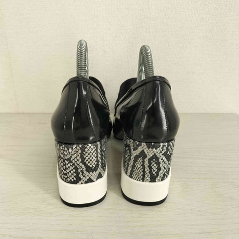 ジェフリーキャンベル Jeffrey Campbell パイソン柄 ヒールローファー レディース JPN:36
