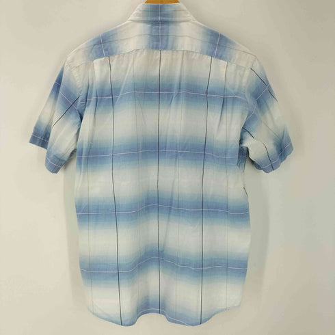 ラコステ LACOSTE ロゴ ワッペン グラデーションチェック ボタンダウン S/S シャツ メンズ 4