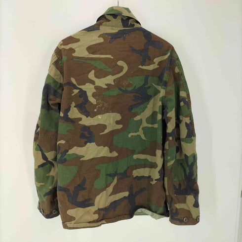 ユーエスアーミー U.S. ARMY 80S WOODLAND PATTERN ウッドランドカモ 迷彩柄 コンバット ミリタリー シャツ 1983年製 メンズ LARGE-REGULAR
