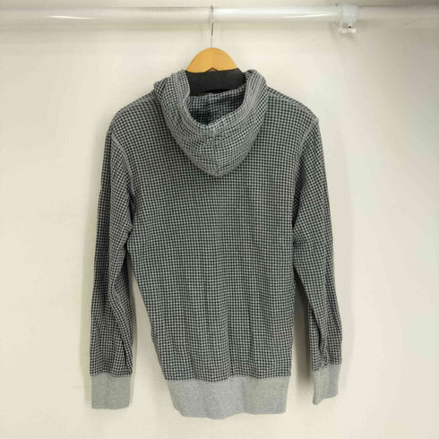 ユニクロ UNIQLO OLD ORIGINAL WASH チェック柄 ジップパーカー レディース JPN:L