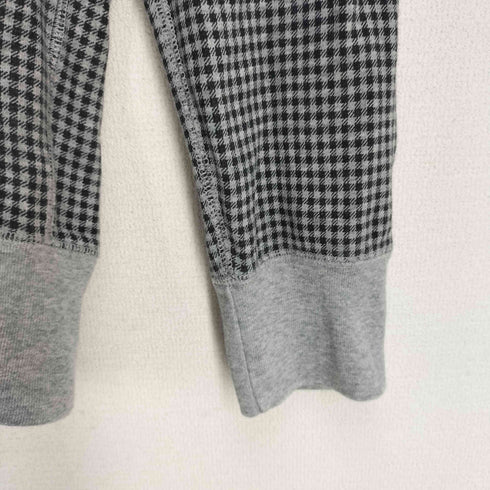 ユニクロ UNIQLO OLD ORIGINAL WASH チェック柄 ジップパーカー レディース JPN:L