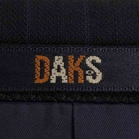 ダックスロンドン DAKS LONDON ウール100% ストライプ ダブル テーラードジャケット メンズ 94