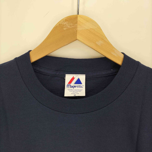 マジェスティック MAJESTIC チーム ロゴ プリント S/S クルーネック Tシャツ メンズ import:M