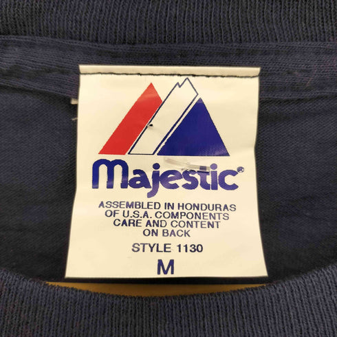 マジェスティック MAJESTIC チーム ロゴ プリント S/S クルーネック Tシャツ メンズ import:M