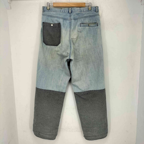 BTTJOB Twill Denim Pants パッチワークツイルジーンズ メンズ