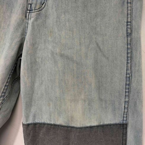 BTTJOB Twill Denim Pants パッチワークツイルジーンズ メンズ