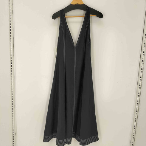 ルシェルブルー LE CIEL BLEU contrast stitch dress レディース 38