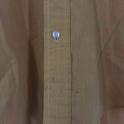 ブレント BRENT 60S~70S NEVER NEEDS IRONING 3点止め S/S シャツ メンズ 16 1/2
