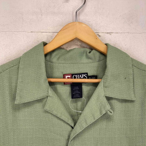 チャップスラルフローレン CHAPS RALPH LAUREN ボックスシルエット開襟シャツ メンズ XL