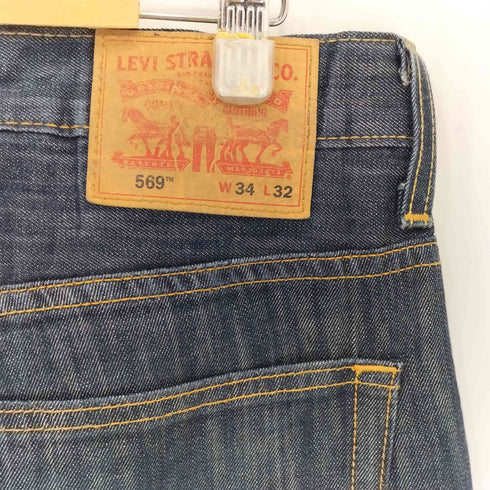リーバイス Levis 569 ボタン裏3019刻印 ストレートデニムパンツ メンズ W34 L32