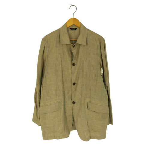 チャップスラルフローレン CHAPS RALPH LAUREN コットン混 リネン チェック ジャケット メンズ 2L