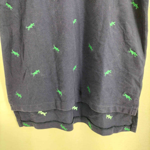 ポロゴルフラルフローレン POLO GOLF RALPH LAUREN 90S 総柄 刺繍 S/S ポロシャツ メンズ import:M