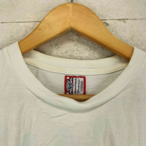 ウェイステッドユース WASTED YOUTH 袖シングル 両面プリントクルーネックTシャツ メンズ JPN:L