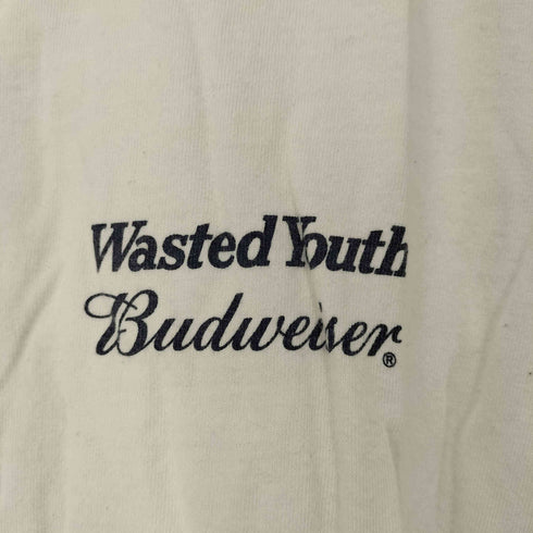 ウェイステッドユース WASTED YOUTH 袖シングル 両面プリントクルーネックTシャツ メンズ JPN:L