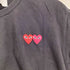 プレイコムデギャルソン PLAY COMME des GARCONS T-SHIRT WITH DOUBLE HEART BLACK AD2022/1 メンズ import:L