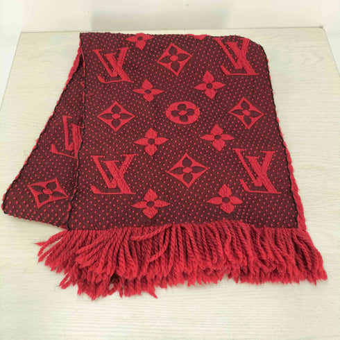 ルイヴィトン LOUIS VUITTON エシャルプ・ロゴマニアマフラー レディース