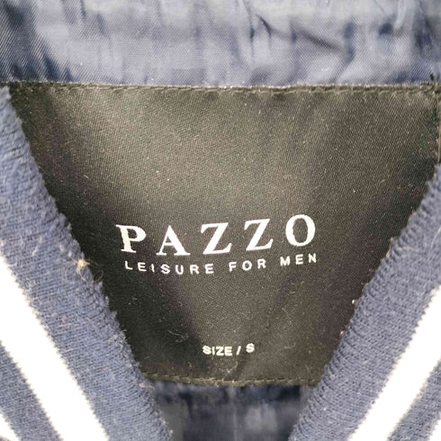 パッゾ PAZZO ロングスリーブ フロントボタン スタジャン メンズ S