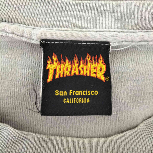 スラッシャー THRASHER BURNT T-SHIRT メンズ import:L