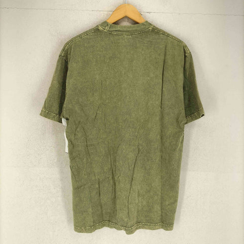 BRICKS WOOD 先染め ロゴ刺繍クルーネックTシャツ メンズ import:M