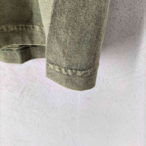 BRICKS WOOD 先染め ロゴ刺繍クルーネックTシャツ メンズ import:M
