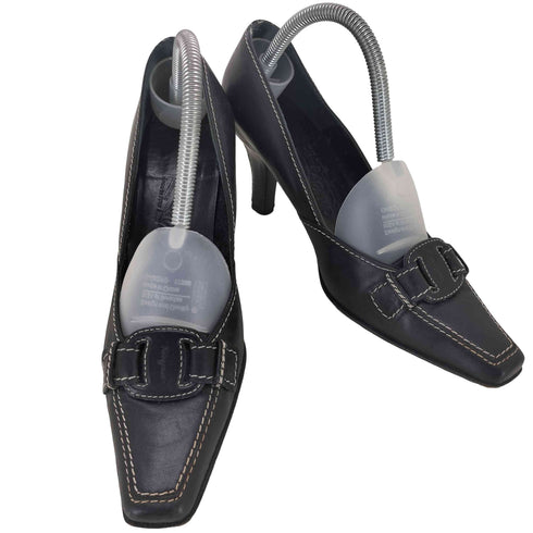 サルヴァトーレフェラガモ Salvatore Ferragamo MADE IN ITALY ステッチヒールパンプス レディース US:6
