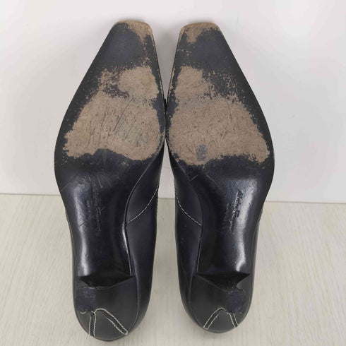 サルヴァトーレフェラガモ Salvatore Ferragamo MADE IN ITALY ステッチヒールパンプス レディース US:6