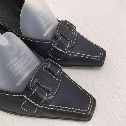 サルヴァトーレフェラガモ Salvatore Ferragamo MADE IN ITALY ステッチヒールパンプス レディース US:6