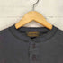 エディーバウアー Eddie Bauer 70-80s 黒タグ ヘンリーネックカットソー メンズ import:M