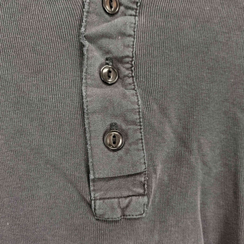 エディーバウアー Eddie Bauer 70-80s 黒タグ ヘンリーネックカットソー メンズ import:M