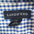 ランズエンド LANDS END ギンガムチェック S/S ボタンダウンシャツ メンズ import:M