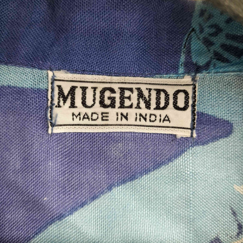 MUGENDO レーヨン100 総柄 S/S アロハシャツ メンズ