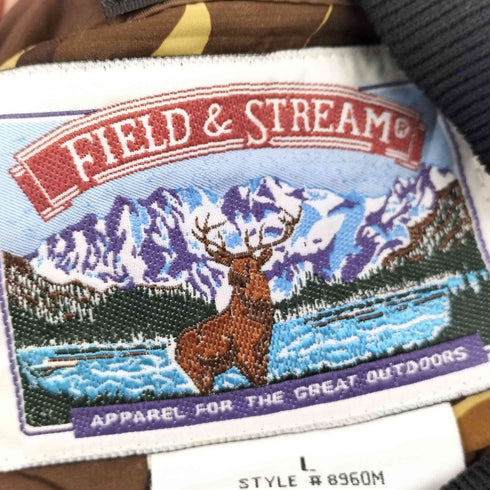 フイールドアンドストリーム FIELD&STREAM ダックハンターカモ リバーシブル 中綿ジャケット メンズ JPN:L