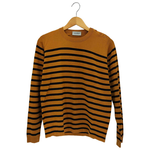ジョンスメドレー JOHN SMEDLEY ショルダーボタン ボーダー ニット メンズ import:M