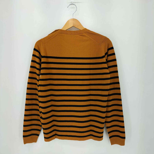 ジョンスメドレー JOHN SMEDLEY ショルダーボタン ボーダー ニット メンズ import:M