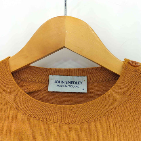 ジョンスメドレー JOHN SMEDLEY ショルダーボタン ボーダー ニット メンズ import:M