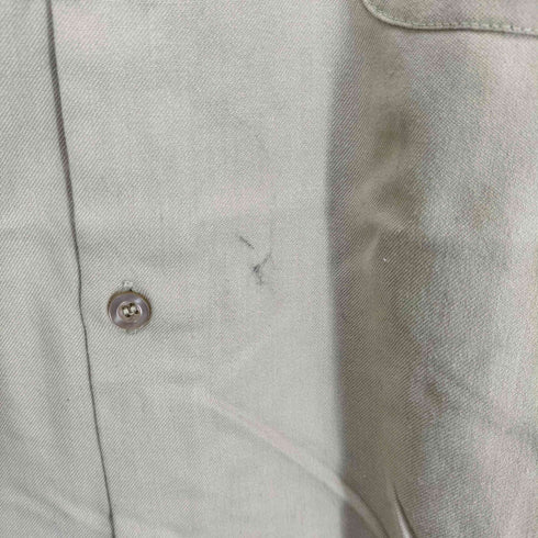 O'KIEF&O'KIEF} cashmere カシミヤ混開襟シャツ メンズ L