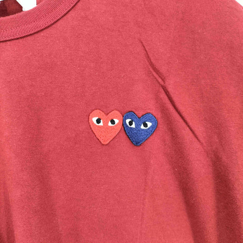 プレイコムデギャルソン PLAY COMME des GARCONS PLAY T-SHIRT DOUBLU HEART AD2022/2 メンズ JPN:L