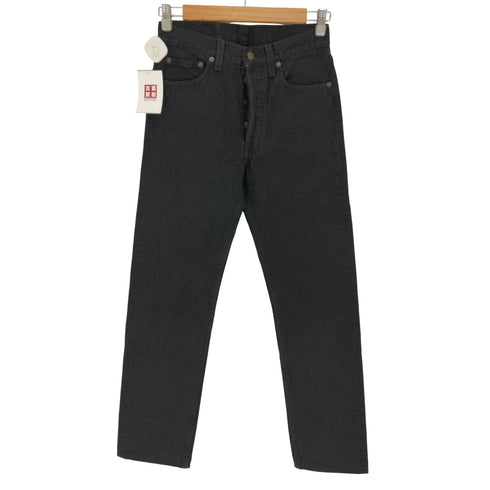 リーバイス Levis 1993年製 501 USA製 ボタン裏552 後染め ブラック ボタンフライ デニム パンツ メンズ W28 L34