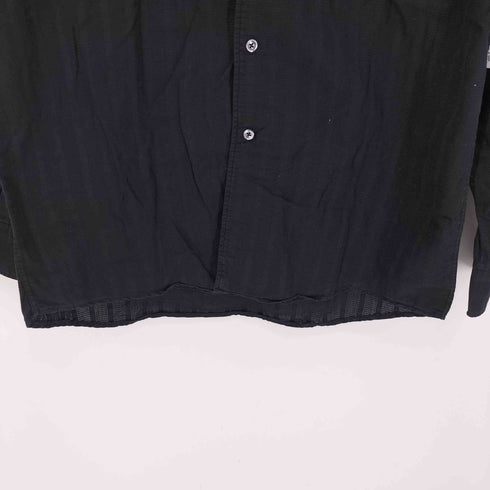 ヒューゴボス HUGO BOSS 開襟 オープンカラー ワッフル L/S シャツ メンズ