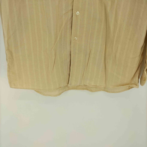 ヒューゴボス HUGO BOSS 開襟 オープンカラー ワッフル L/S シャツ メンズ import:S