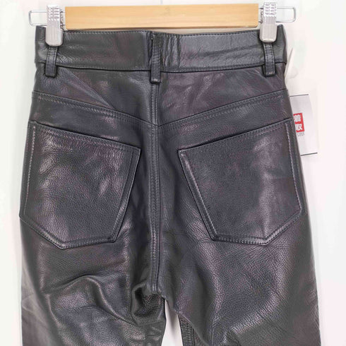 CZ byZegna カウレザー バイカー パンツ メンズ SS