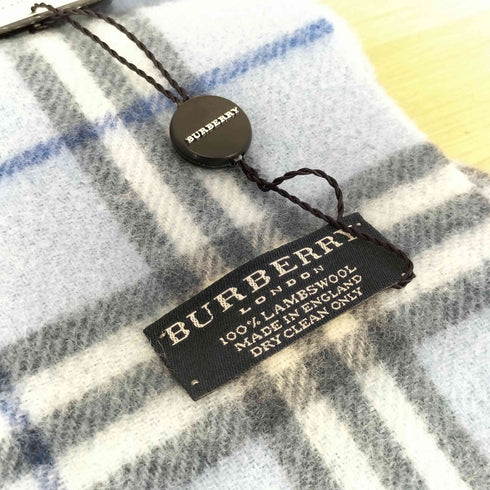 バーバリーロンドン BURBERRY LONDON 英国製 チェック柄 マフラー メンズ